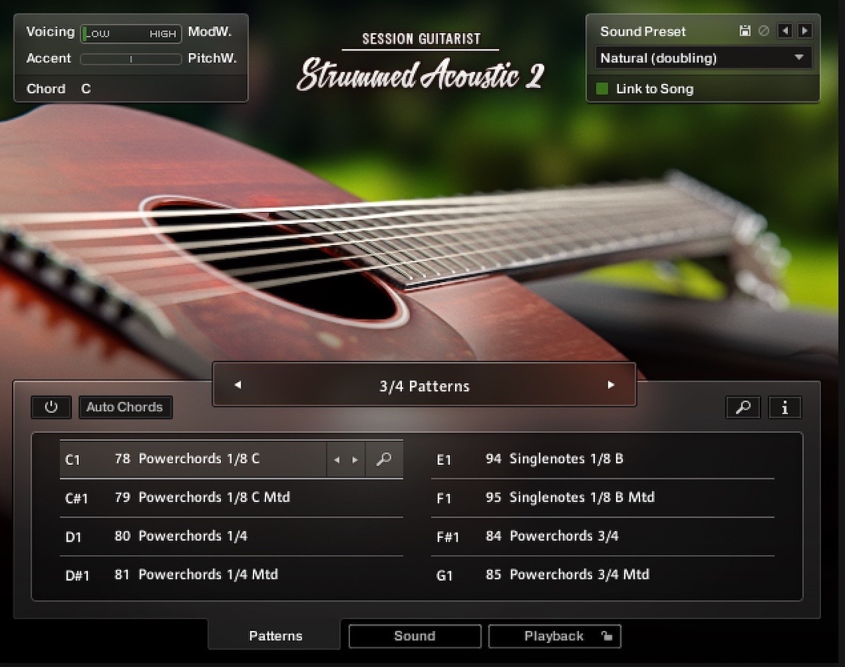 Strummed acoustic2